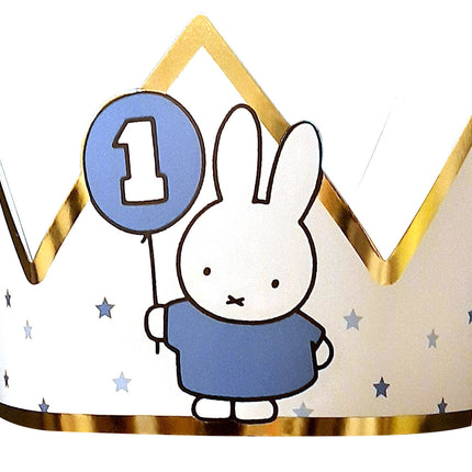 Miffy Crown 1 Year Blue 9,5cm