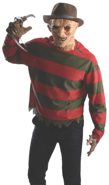 Zestaw do przebieranek dla mężczyzn Freddy Krueger 2 szt.