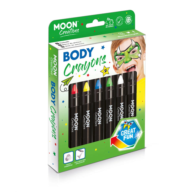 Moon Creations Kredki do ciała białe 3.2g