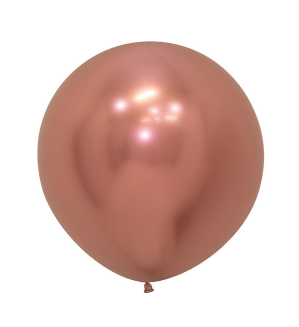 Balony Reflex Rose Gold 61cm 3szt