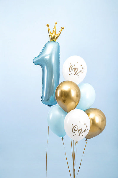 Balony One Mix Blue 30cm 6szt