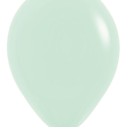 Balony Pastel Matte Green 30cm 50szt