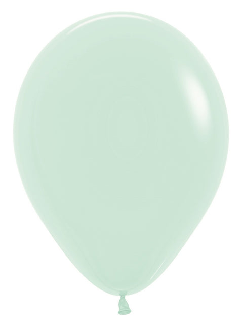 Balony Pastel Matte Green 30cm 50szt