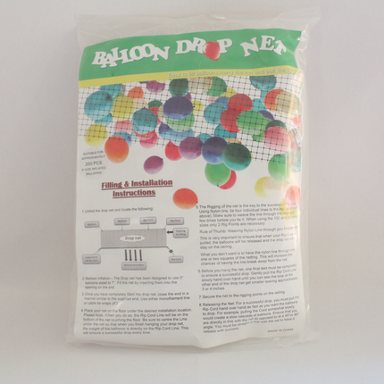 Siatka na balony na 200 balonów