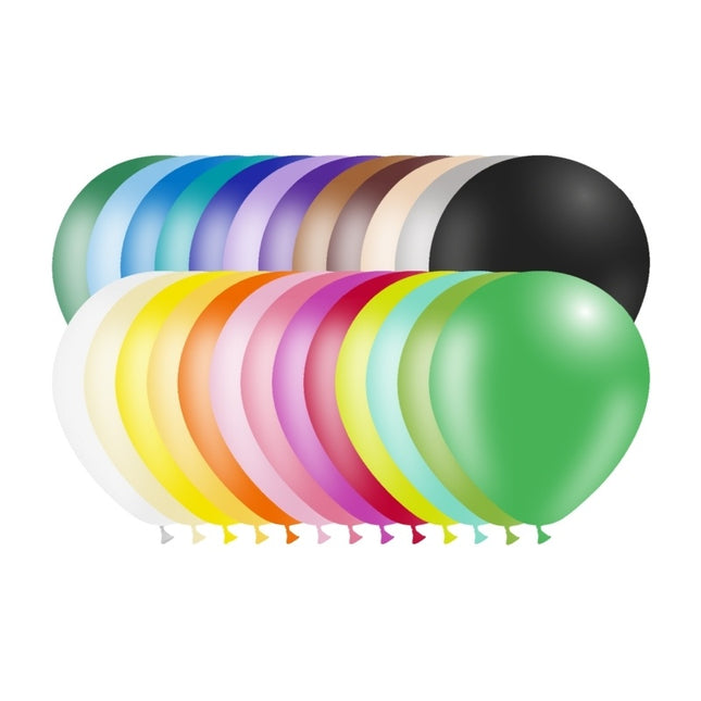 Balony kolorowe 14cm 100szt