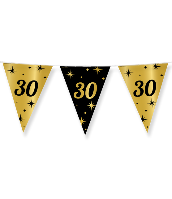 Flagline 30 Years Gold Black 10m