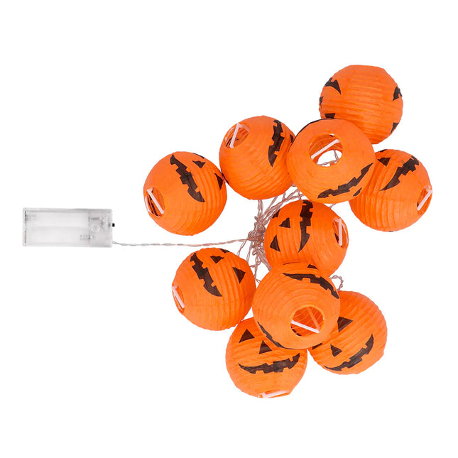 Girlanda świetlna LED Halloween Dynie 1.85m