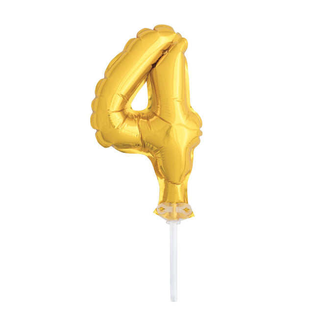 Topper na tort Balon foliowy Figurka 4 21cm