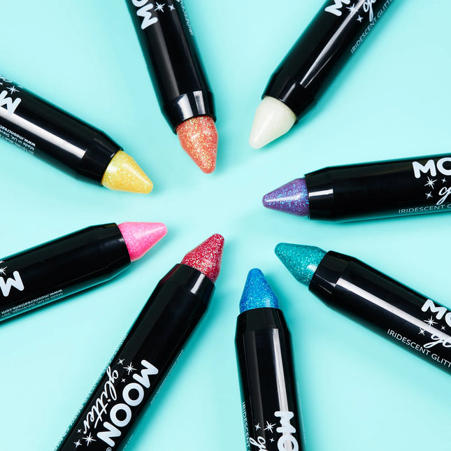 Moon Glitter Iridescent Body Crayons Yellow 3.2g