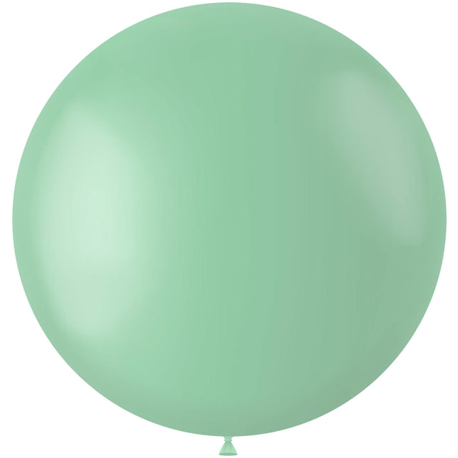 Miętowy zielony balon w proszku Pistache 80cm