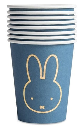 Kubki Miffy Niebieskie 250ml 8szt