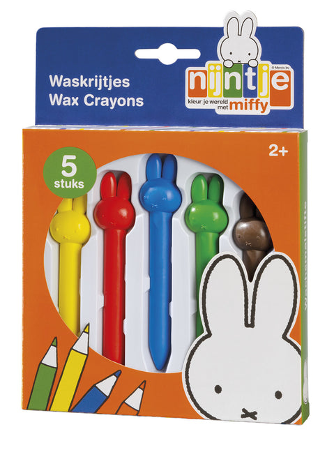 Kredki woskowe Miffy 5szt