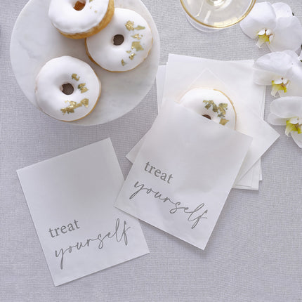 Torebki na prezenty ślubne Treat Yourself Paper 17cm 20szt