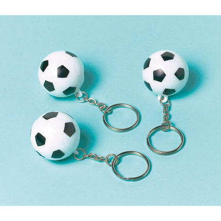 Breloki do kluczy Football Share Gifts 2,8 cm 12 szt.