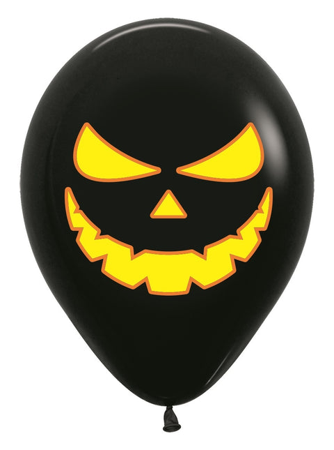 Balony Pumkin Light Black 30cm 25szt