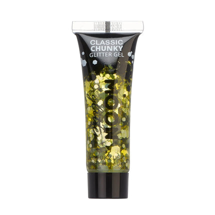 Moon Glitter Classic Chunky Glitter Gel Gold 12 ml