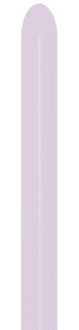 Balony do modelowania Nozzle Up Pastel Matte Lilac 5cm 152cm 50szt