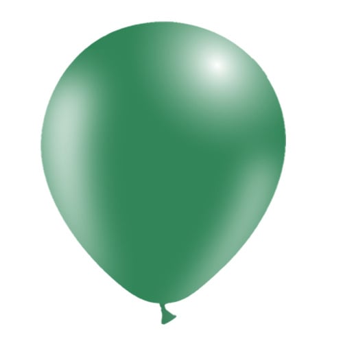 Balony ciemnozielone 30cm 10szt