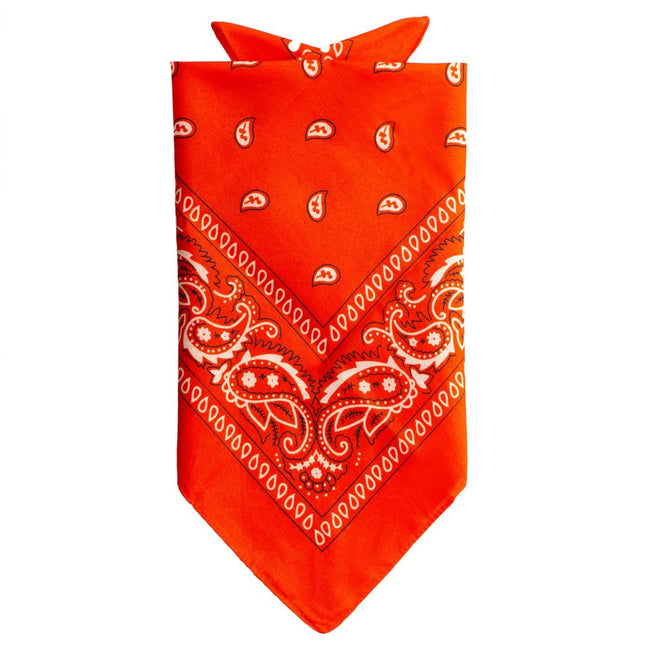 Bandana tradycyjna pomarańczowa 55 cm