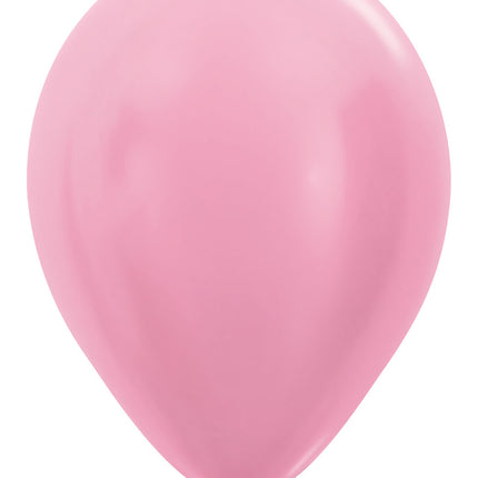 Balony Perłowe Różowe 30cm 50szt