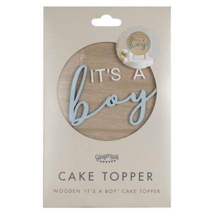 Topper na tort Baby Shower It's a Boy