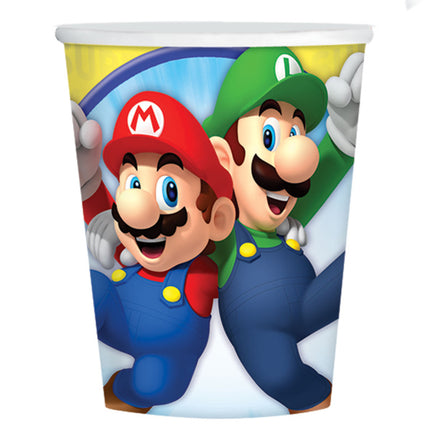 Kubki Super Mario Cardboard 266ml 8szt