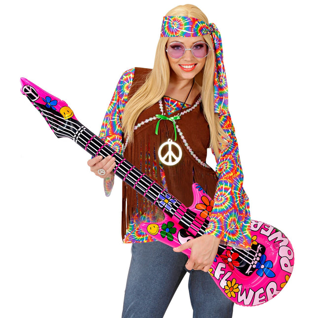 Nadmuchiwana fałszywa gitara Hippie 60S 1,05 m