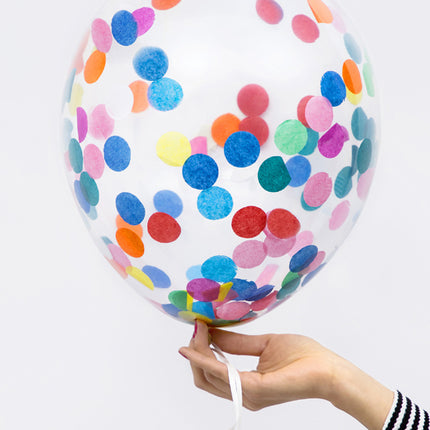 Balony z konfetti 30cm 6szt