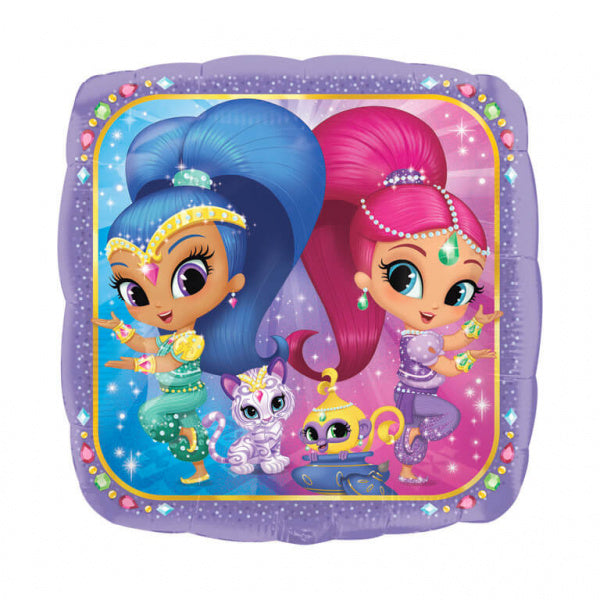 Balon helowy Shimmer & Shine 73 cm pusty