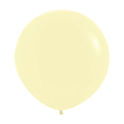 Balony Pastel Matte Yellow 61cm 10szt