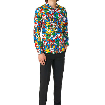 Super Mario Shirt Boy Teen OppoSuits