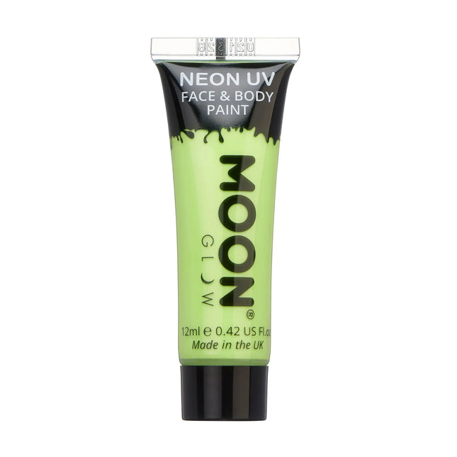 Farba do twarzy Moon Glow Pastel Neon UV Pastel Green 12ml