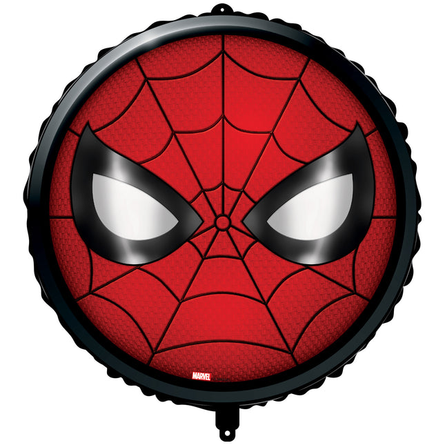 Balon helowy Spiderman okrągły pusty 46 cm