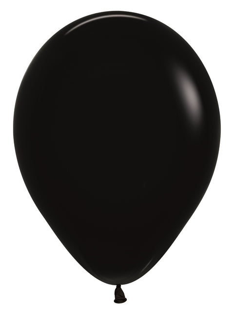 Balony czarne 30cm 12szt