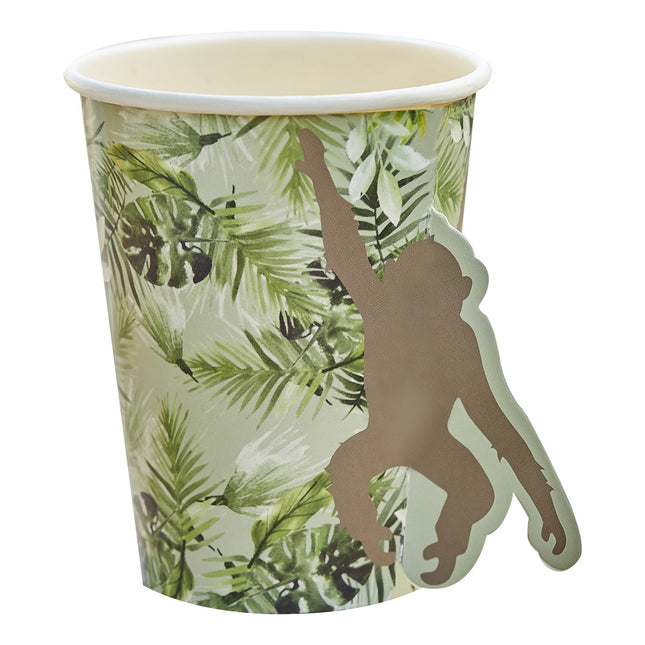 Kubki Jungle Cups Monkey 8szt