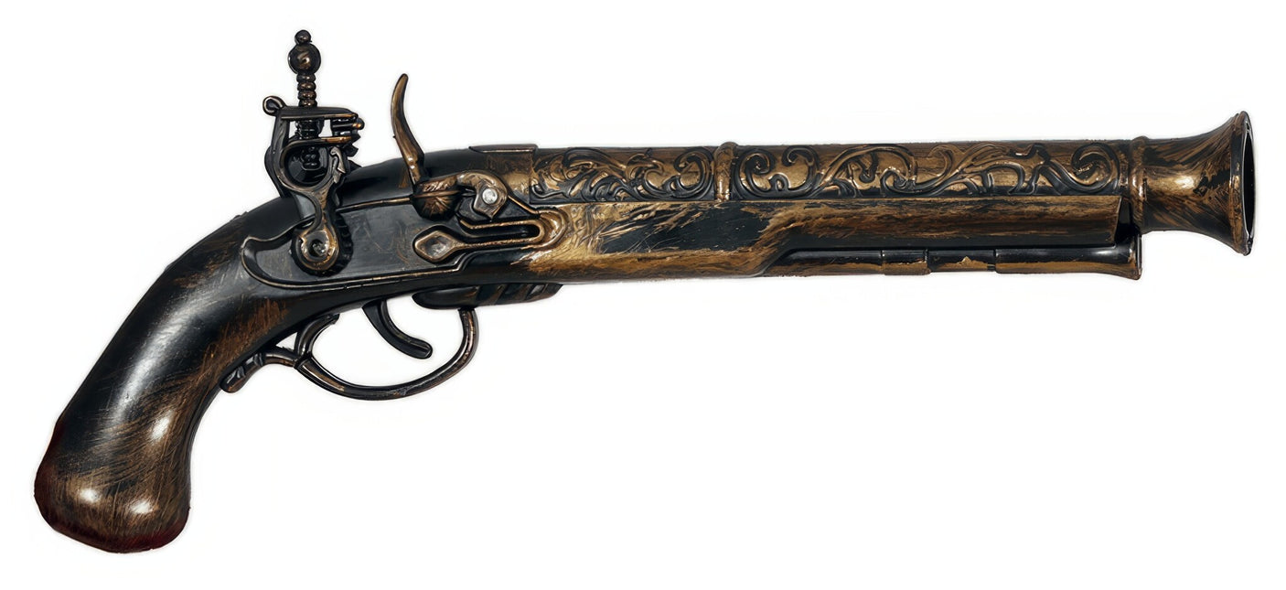 Piracki sztuczny pistolet 28 cm