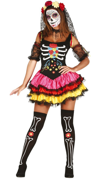 Kostium damski na Halloween Catrina