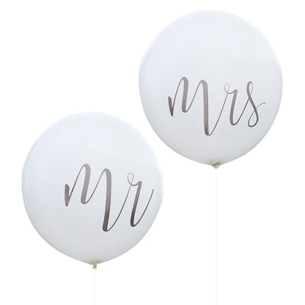 Balony Mr & Mrs 92cm 2szt