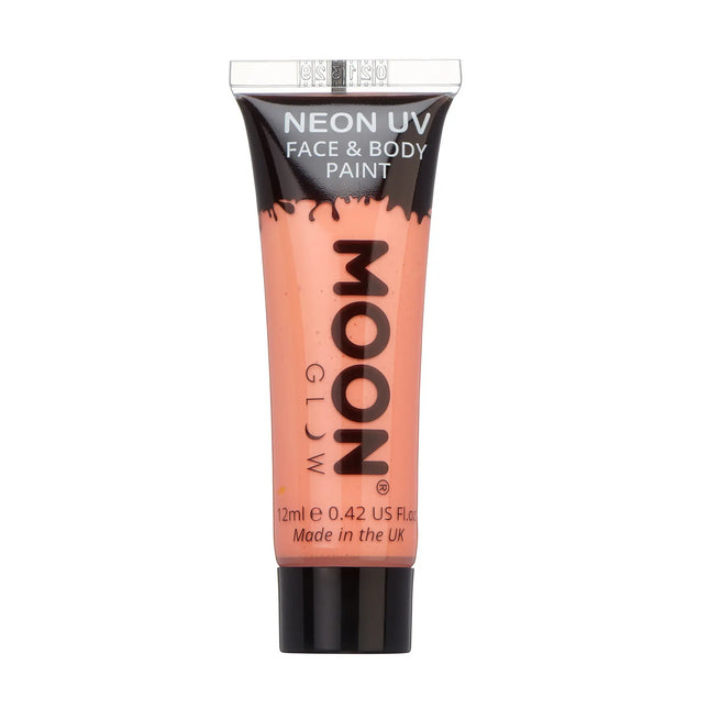 Farba do twarzy Moon Glow Pastel Neon UV Pastel Coral 12ml