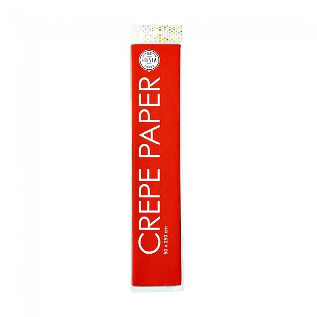 Papier krepowy czerwony 50 cm 2,5 m