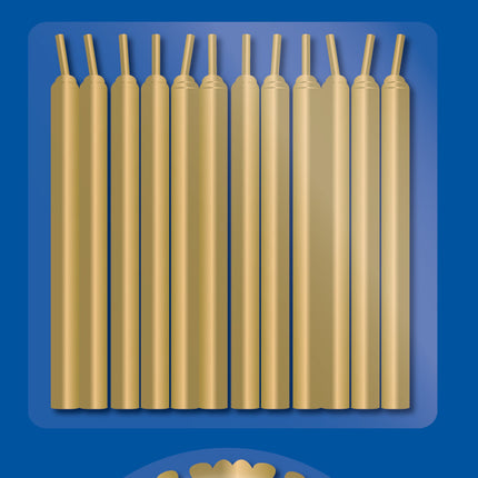 Złoty świecznik 6cm 12szt