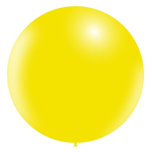 Jasnożółty gigantyczny balon XL 91 cm