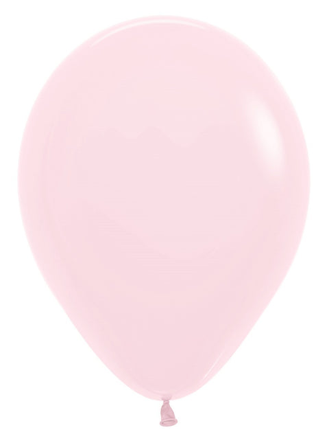 Balony Pastel Matte Pink 30cm 50szt