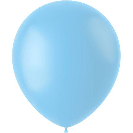 Balony jasnoniebieskie pudrowy błękit 33cm 100szt