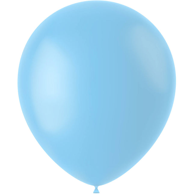Balony jasnoniebieskie pudrowy niebieski 33cm 100szt