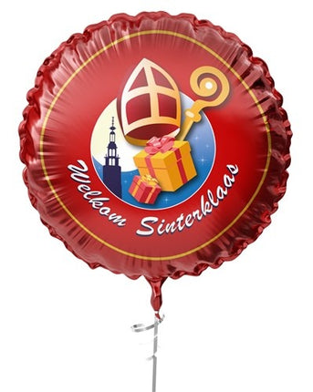 Balon foliowy Welcome Sinterklaas 45cm