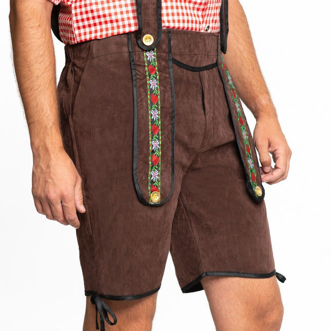 Lederhose Short Dark Brown