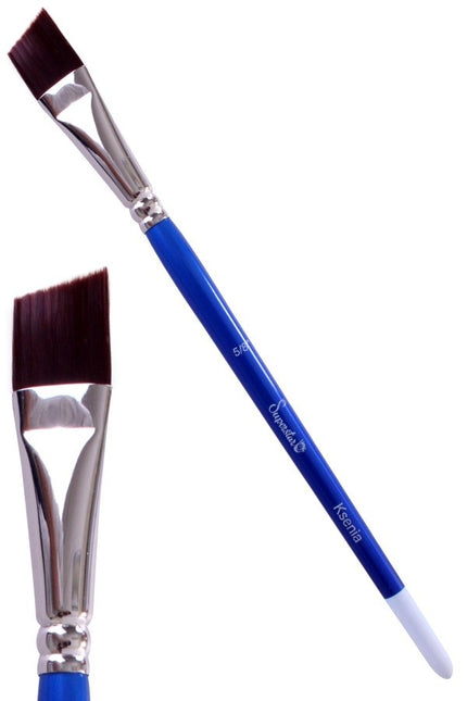 Blue Schmink Brush Angle No.5/8