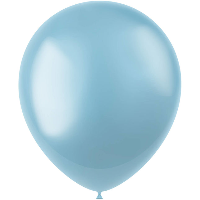 Balony jasnoniebieskie Metallic Sky Blue 33cm 10szt