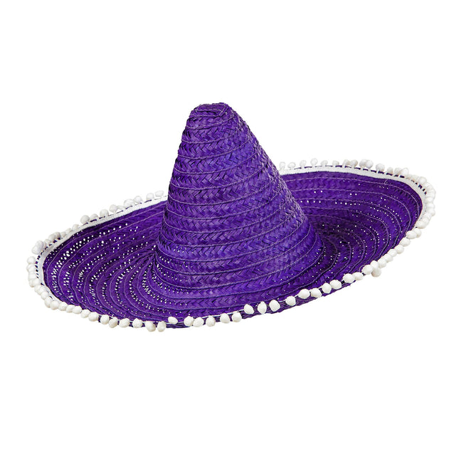 Sombrero niebiesko-fioletowe 50 cm